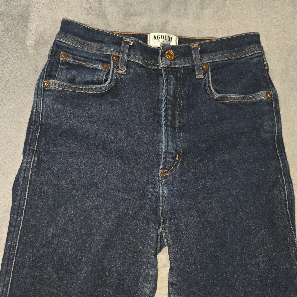 Agolde Los Angeles‎ Premium Jeans Size 27 Indigo Blue Stretch Denim